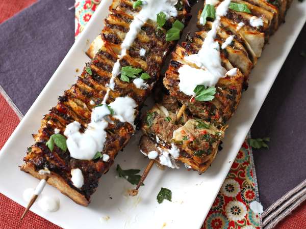 Espetinhos kebab de tortilha com carne moída: um mil-folhas salgado e cheio de sabor - Preparação Passo 12