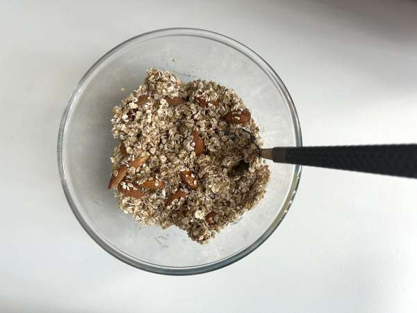 Como fazer granola express na Airfryer, super crocante - Preparação Passo 3