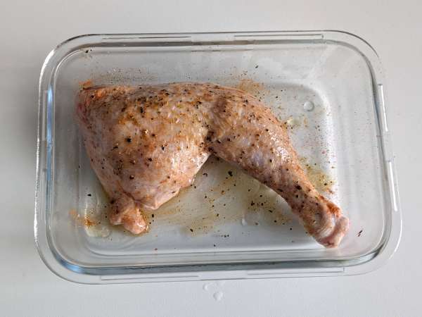 Frango com pimentos e curgete (pimentões e abobrinha): pronto em 20 minutos! - Preparação Passo 1