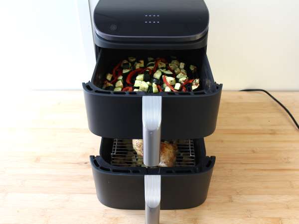 Frango com pimentos e curgete (pimentões e abobrinha): pronto em 20 minutos! - Preparação Passo 3