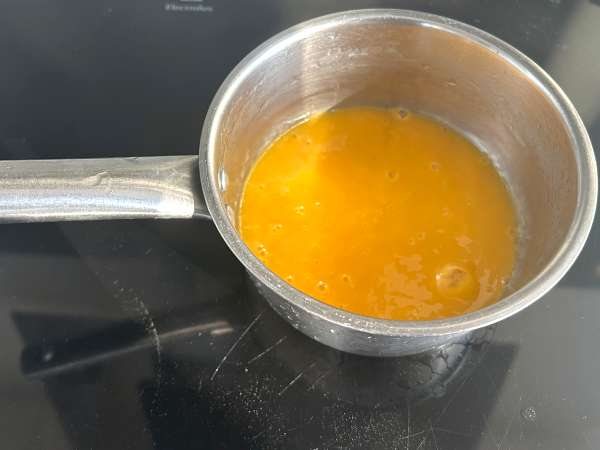 Sagu de manga com leite condensado: cremoso, tropical e irresistível - Preparação Passo 8