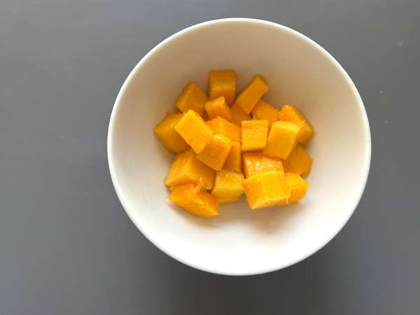 Sagu de manga com leite condensado: cremoso, tropical e irresistível - Preparação Passo 10