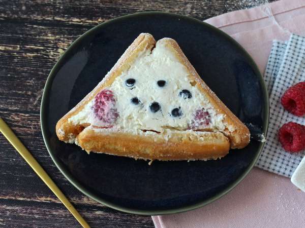 Bolo tronco de Natal com frutas vermelhas: sem forma - Preparação Passo 9