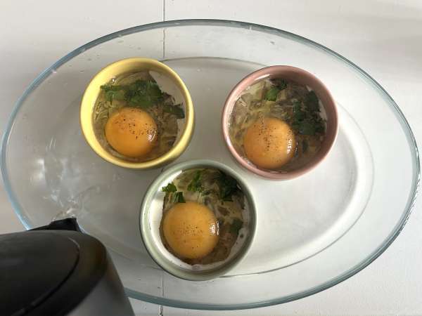 Ovos cremosos no forno com cogumelos: a receita rápida e ultraconfortável! - Preparação Passo 9