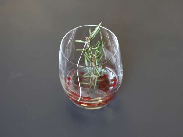 Coquetel de Natal com efeito nevado: leve, aromático e lindo na mesa - Preparação Passo 4