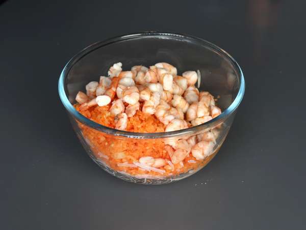 Nems de camarão na Air fryer - Preparação Passo 4