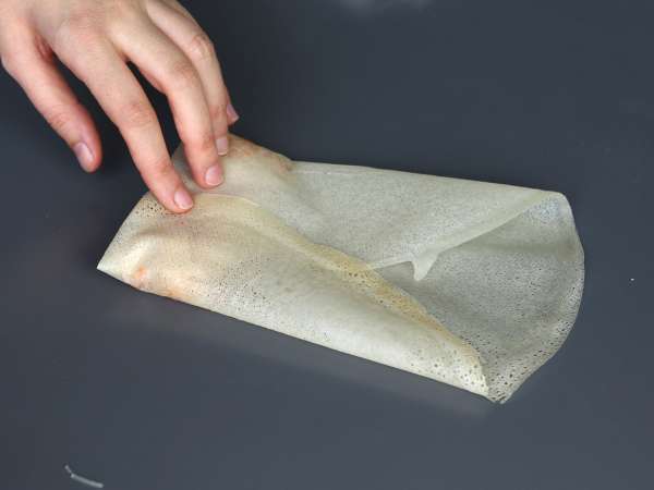 Nems de camarão na Air fryer - Preparação Passo 7