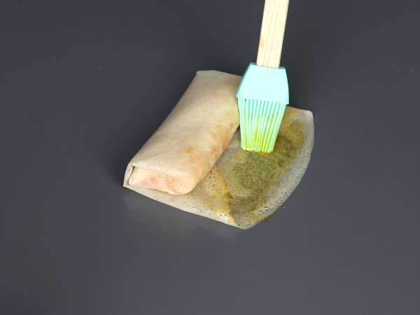 Nems de camarão na Air fryer - Preparação Passo 9