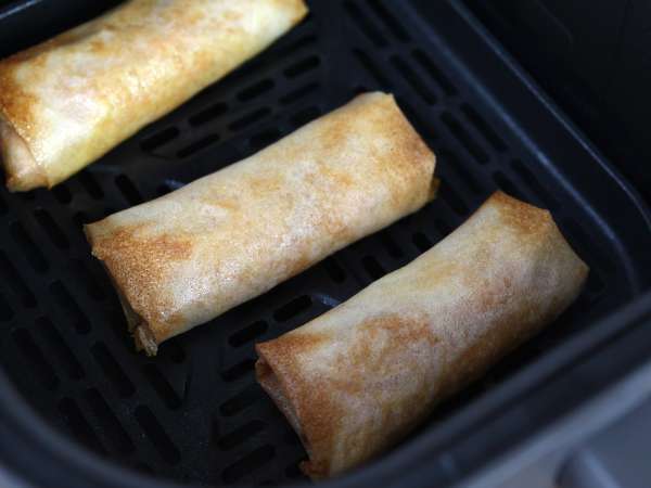 Nems de camarão na Air fryer - Preparação Passo 12