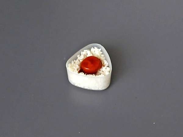 Onigiri com gemas de ovo curadas no molho de soja - Preparação Passo 5