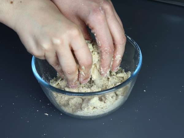 Crumble salgado de legumes, um prato rápido e fácil que você vai adorar! - Preparação Passo 2