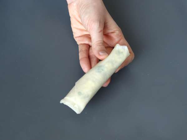 Rolinhos libaneses de queijo (Rikakats) na Air Fryer - Preparação Passo 6