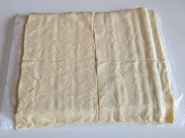 Pão recheado de carne e queijo na Air Fryer (com massa de pizza) - Preparação Passo 3