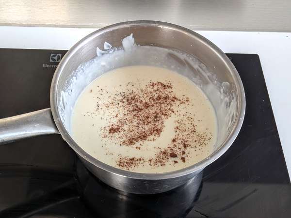 Lasanha de salmão com burrata e pistache: cremosa, crocante e cheia de sabor - Preparação Passo 4