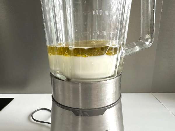 Massa para torta salgada de liquidificador: Fácil e fofinha - Preparação Passo 2