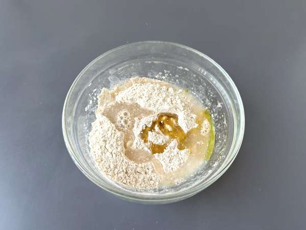 Grissini (palitinho de pão) caseiro, saudável e com ervas - Preparação Passo 2