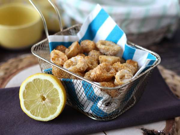 Lula frita na Air Fryer: crocante, leve e fácil de fazer - Preparação Passo 8