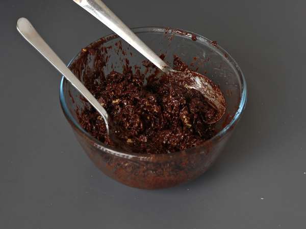 Crocante de chips com chocolate - Preparação Passo 3