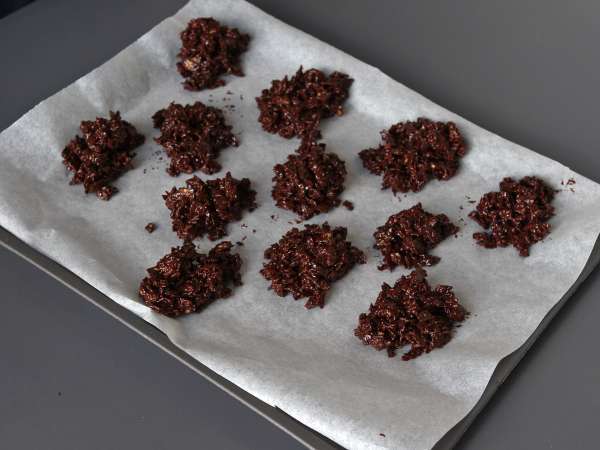 Crocante de chips com chocolate - Preparação Passo 4
