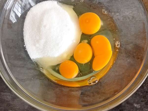 Queijada de leite - Preparação Passo 1