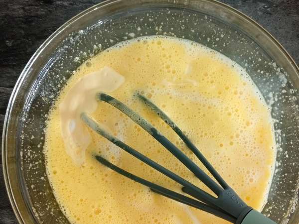 Queijada de leite - Preparação Passo 2