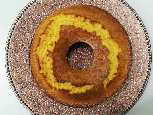Bolo de Laranja e Coco e Natas - Preparação Passo 1