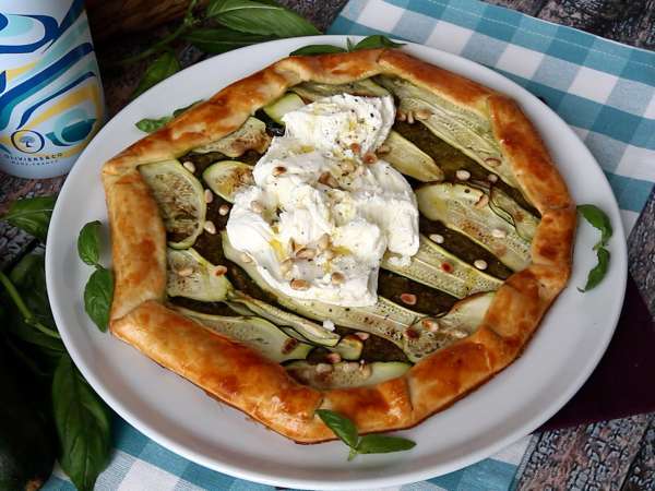 Torta de pesto e curgete (abobrinha): uma receita fácil e saborosa - Preparação Passo 7