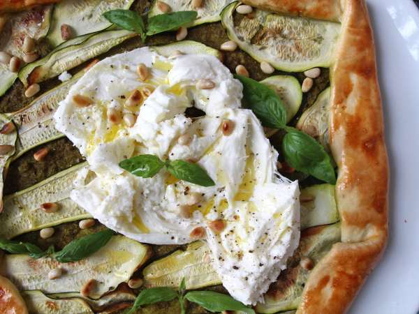 Torta de pesto e curgete (abobrinha): uma receita fácil e saborosa - Preparação Passo 9