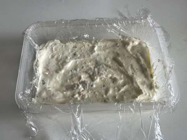 Terrina de delícias do mar (surimi): Receita fácil, fria e sem cozimento - Preparação Passo 7