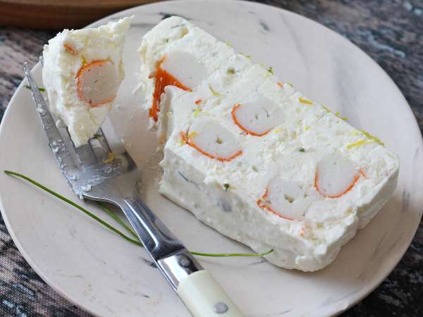 Terrina de delícias do mar (surimi): Receita fácil, fria e sem cozimento - Preparação Passo 11