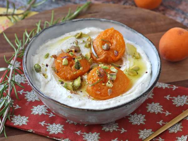 Pasta cremosa de feta com alperces assados - Preparação Passo 3
