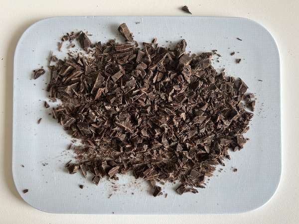 Sorvete de iogurte estilo stracciatella com o Ninja Creami - Preparação Passo 4