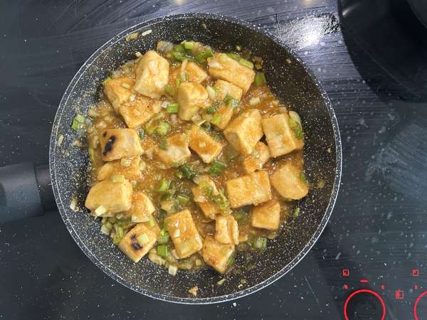 Tofu à General Tao (crocante e com molho agridoce) - Preparação Passo 5