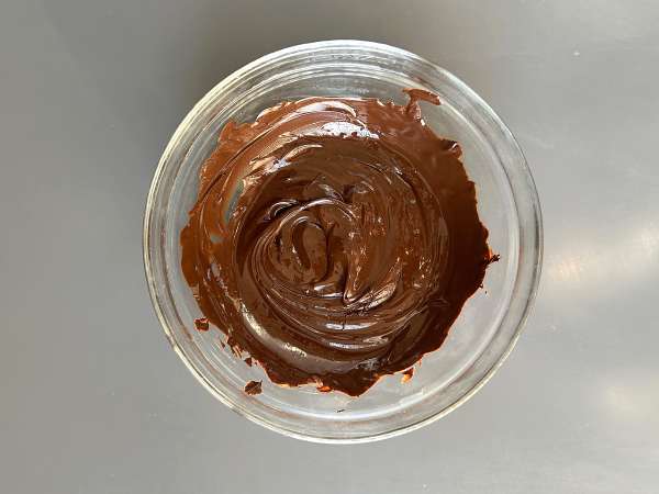 Brownie proteico de chocolate e feijão-vermelho - Preparação Passo 2