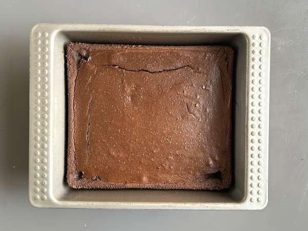 Brownie proteico de chocolate e feijão-vermelho - Preparação Passo 6