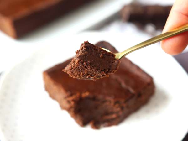 Brownie proteico de chocolate e feijão-vermelho - Preparação Passo 7