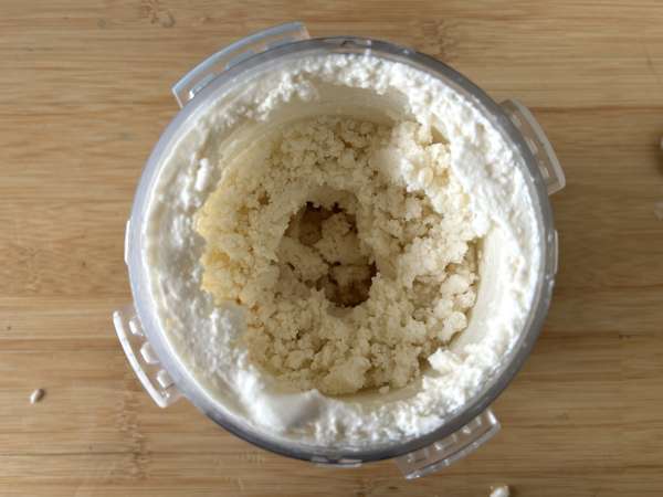 Sorvete de coco com o Ninja Creami - Preparação Passo 5