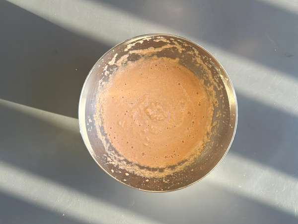Panquecas salgadas com lentilha vermelha: receita fácil e rica em proteínas - Preparação Passo 3