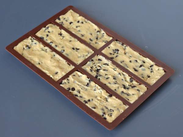 Barra de cookie de chocolate, macias e crocantes ao mesmo tempo - Preparação Passo 5