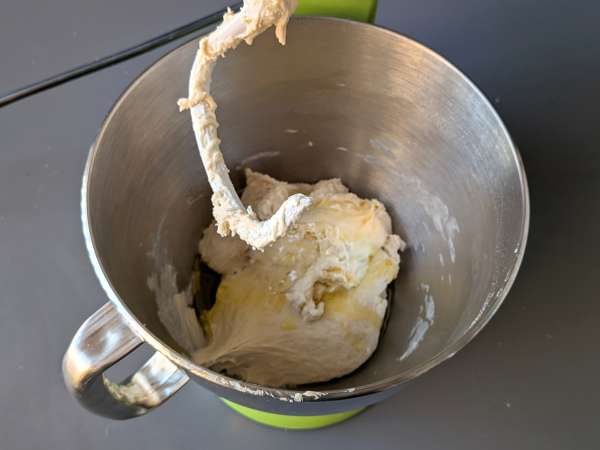Focaccia rústica com cebola e alecrim - Preparação Passo 4