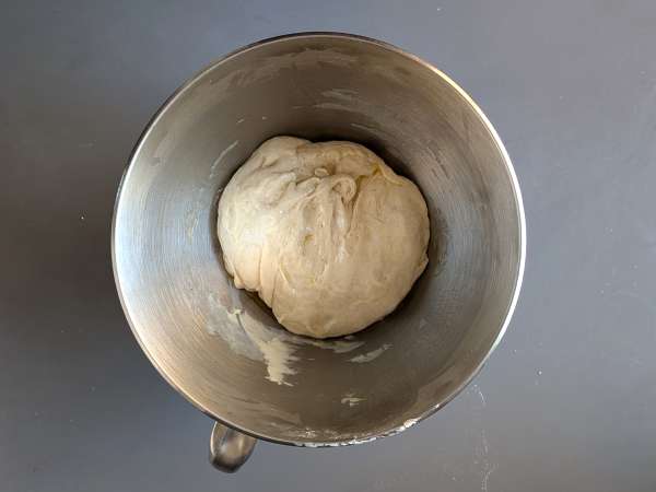 Focaccia rústica com cebola e alecrim - Preparação Passo 7
