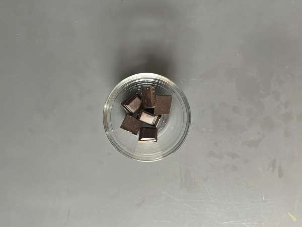 Creme de chocolate com tofu – apenas 2 ingredientes - Preparação Passo 1