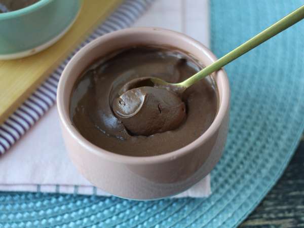 Creme de chocolate com tofu – apenas 2 ingredientes - Preparação Passo 5
