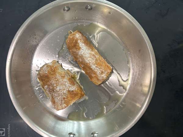 Lombo de bacalhau fresco com limão, alho e especiarias - Preparação Passo 5