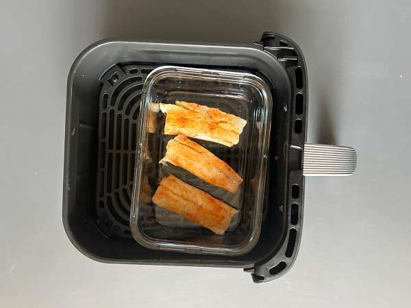 Pescada com feijão branco, espinafre e chouriço - Preparação Passo 3