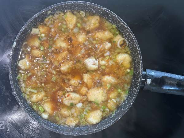 Frango General Tso: frango crocante com molho agridoce - Preparação Passo 3