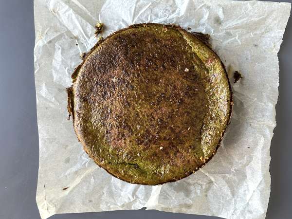 Quiche sem massa com espinafre e queijo - Preparação Passo 7