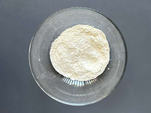 Pizza com queijo cottage - Preparação Passo 1