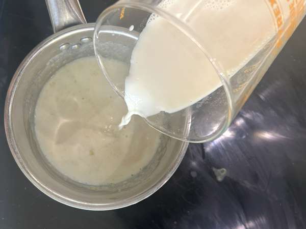 Palak tofu: caril indiano com espinafre e tofu - Preparação Passo 2