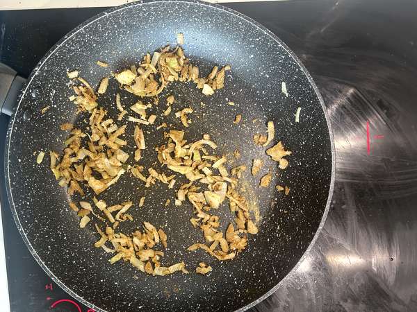 Palak tofu: caril indiano com espinafre e tofu - Preparação Passo 7